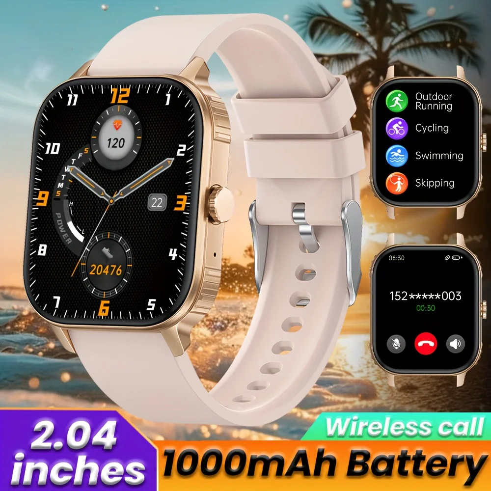 

2025 1000 мАч супер емкость аккумулятор для взрослых мужчин умные часы 2,1-дюймовый большой экран Bluetooth вызов IP68 водонепроницаемые умные часы спортивные