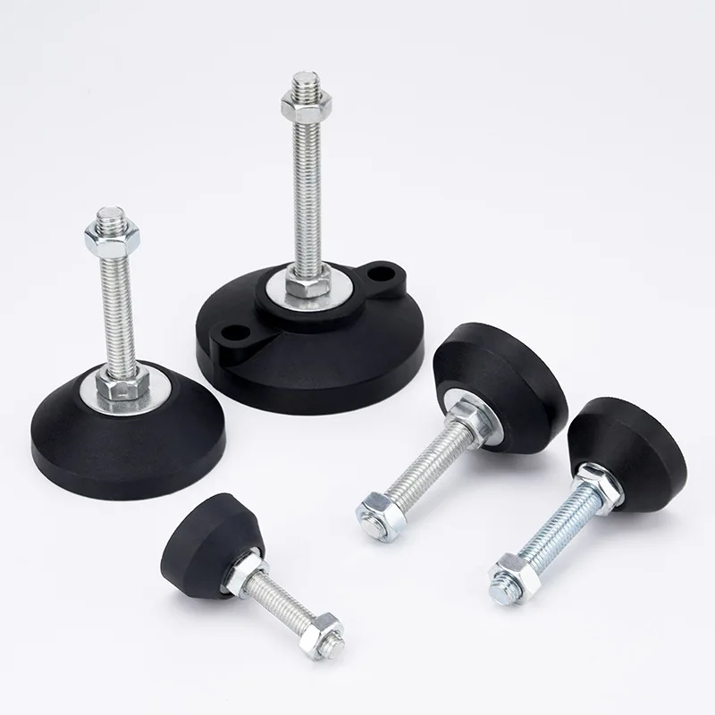 1PCS D50 D60 D80 D100 Adjustable Furniture Levelling Feet M8 M10 M12 M14-M24 Screw Leg Fixed Base Articulating Lathe Legs Pad