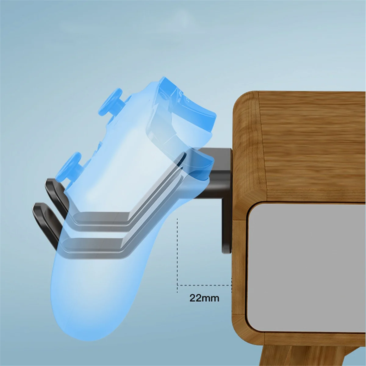 X61A_Game Controller Wandhouder voor PS5 PS4 Switch Pro Xbox One Roze