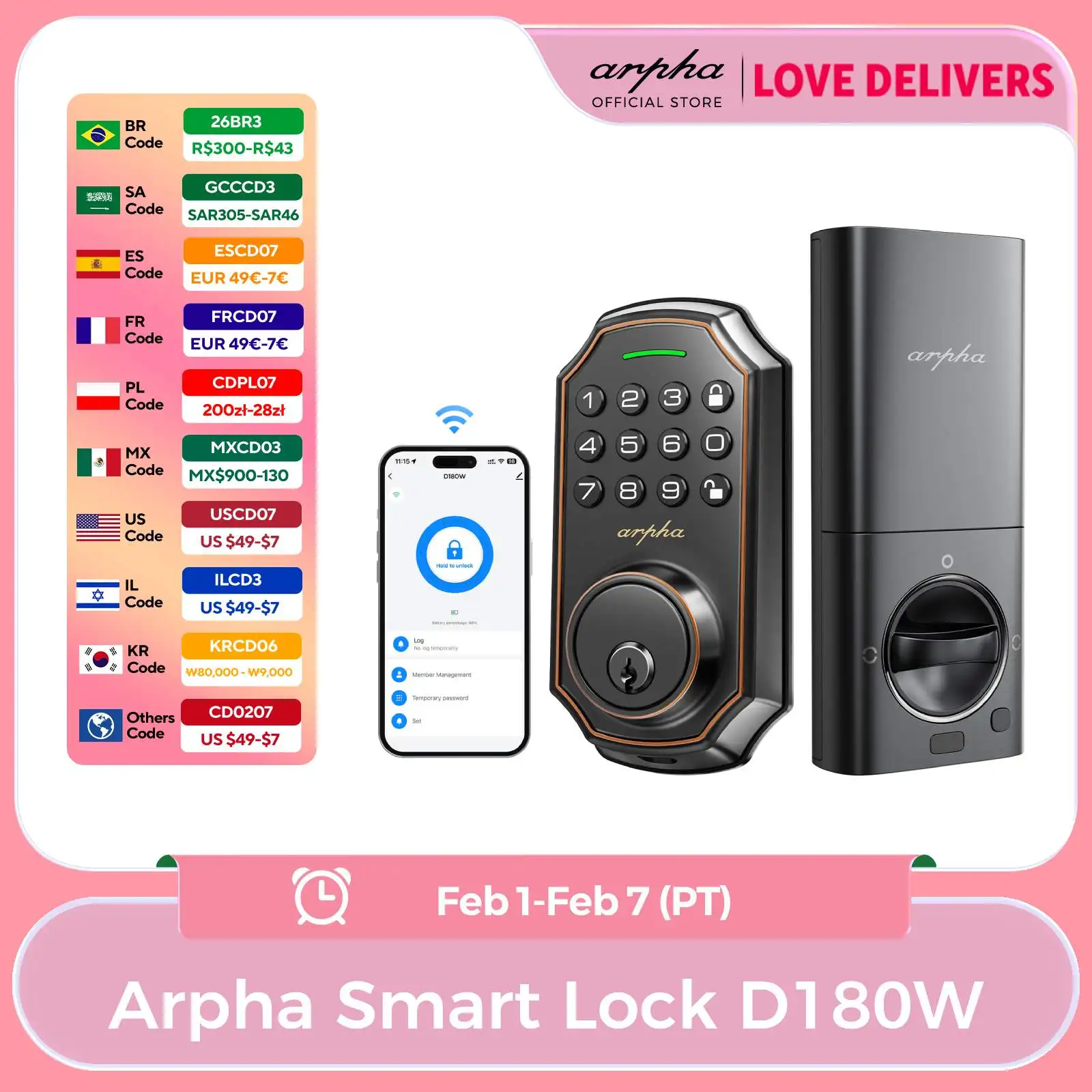 Arpha WiFi Smart Door Lock D180W: Una Evaluación Real de Seguridad, Conectividad y Facilidad de Uso