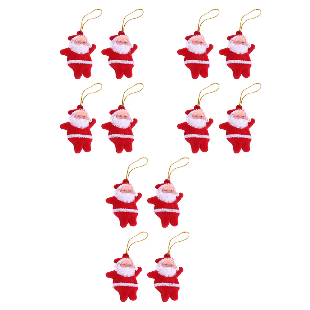 

24Pcs Xmas Tree Pendant Santa Hanging Decors High-Quality Material Christmas Party Ornaments Xmas Tree Pendant