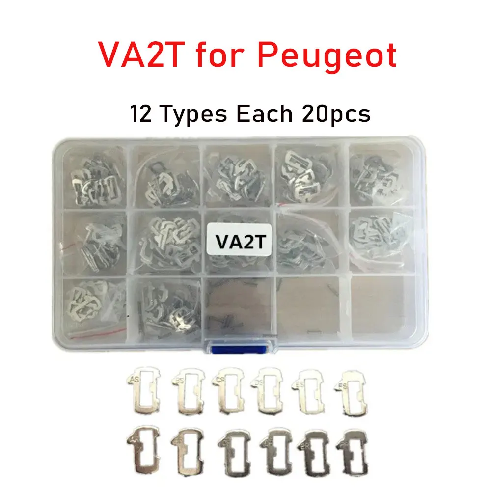 

200Pcs VA2T VA2 Car Lock Reed Lock Plate for Peugeot Citroen Lock Plate 12 Types Each 20pcs Car Lock-Repair Accessories