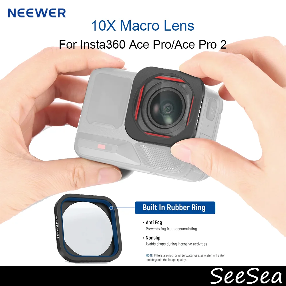 NEEWER FL-C40 10X Makro-Objektiv für Insta360 Ace Pro/Ace Pro 2