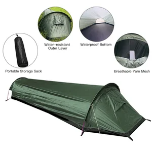 Waterproof Lightweight Single Person Tent, Tent Backpack, Outdoor Walks and Camping Sleeping Bag 8 Main sales carp for campaign - №8