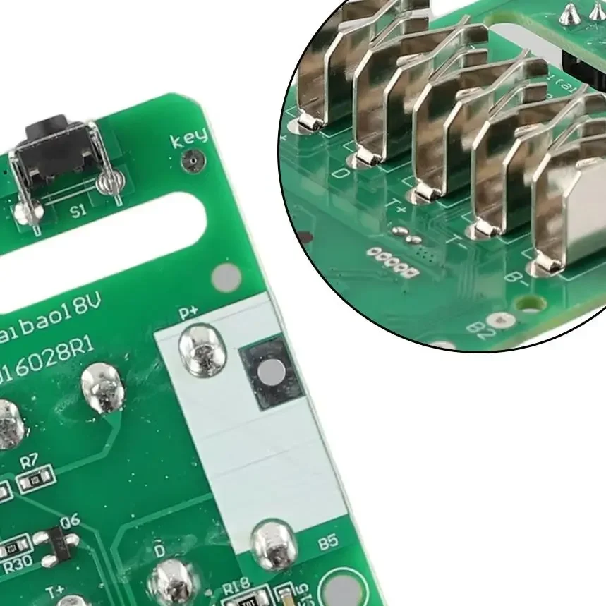

/Green /PCB /Board Charging Protection Circuit For 18V Battery Pack Repair And Assembly Power Tool Accessories