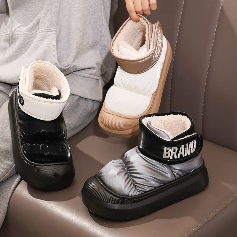 

Women Winter Waterproof Snow Boots Ladies Casual Warm Ankle Boots Female Flat Outdoor Fashion Cotton Shoes