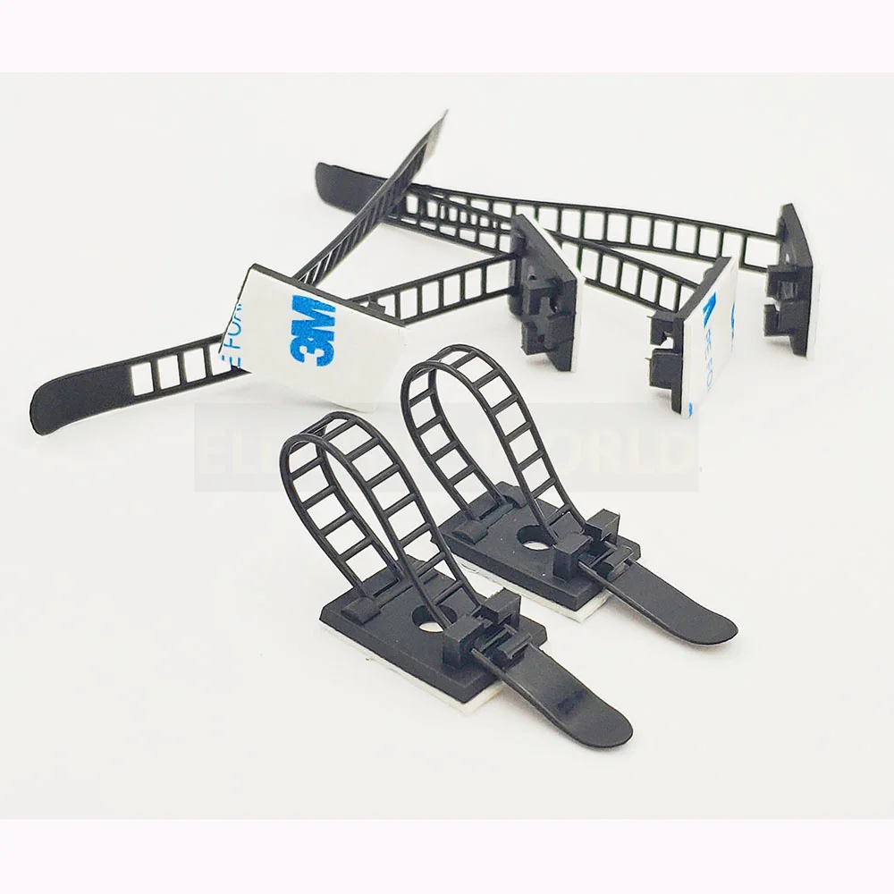 Wire arrangement Cable Tie Mounts Cable Clips Clamp For Wire Adjustable Cable Mount Fix Cable Tie Holder Clips Cable Organizer