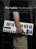 M-VAVE SMK-37 PRO 37 Key MIDI Keyboard with 16 RGB Pads & 8 Knobs Supports Software Operation USB MIDI Controller
