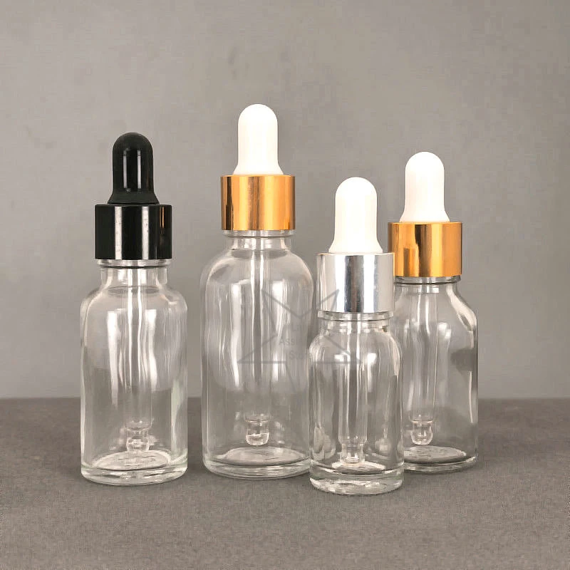 زجاجة زيت عطري للمختبر 10 قطع من الزجاج الشفاف 5 مل إلى 100 مل تستخدم المختبر المقاوم للتسرب المتين #2