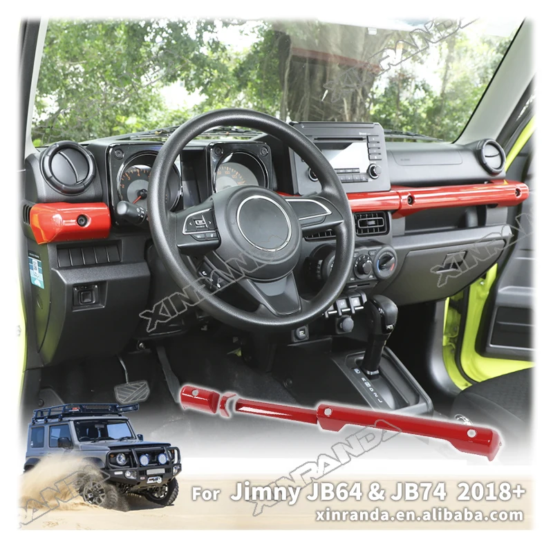 

JIMNY JB74 аксессуары для интерьера автомобиля внутренняя средняя консоль полосатый чехол для Suzuki Jimny JB74W JB64W JB74 JB64