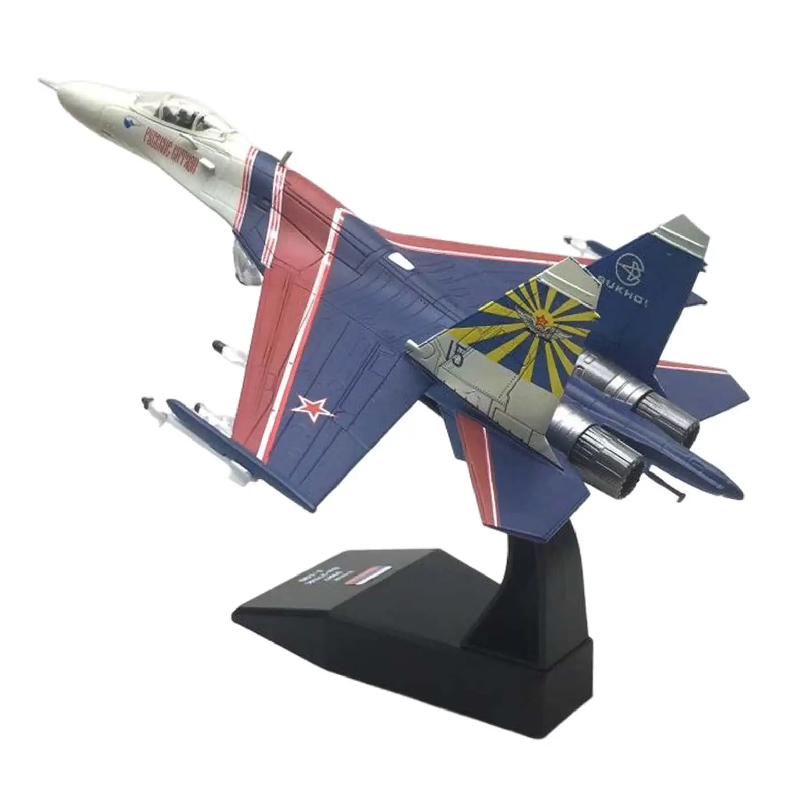 Russian Airplane Model SU-27 Simulation for Living Room Decoration Gift