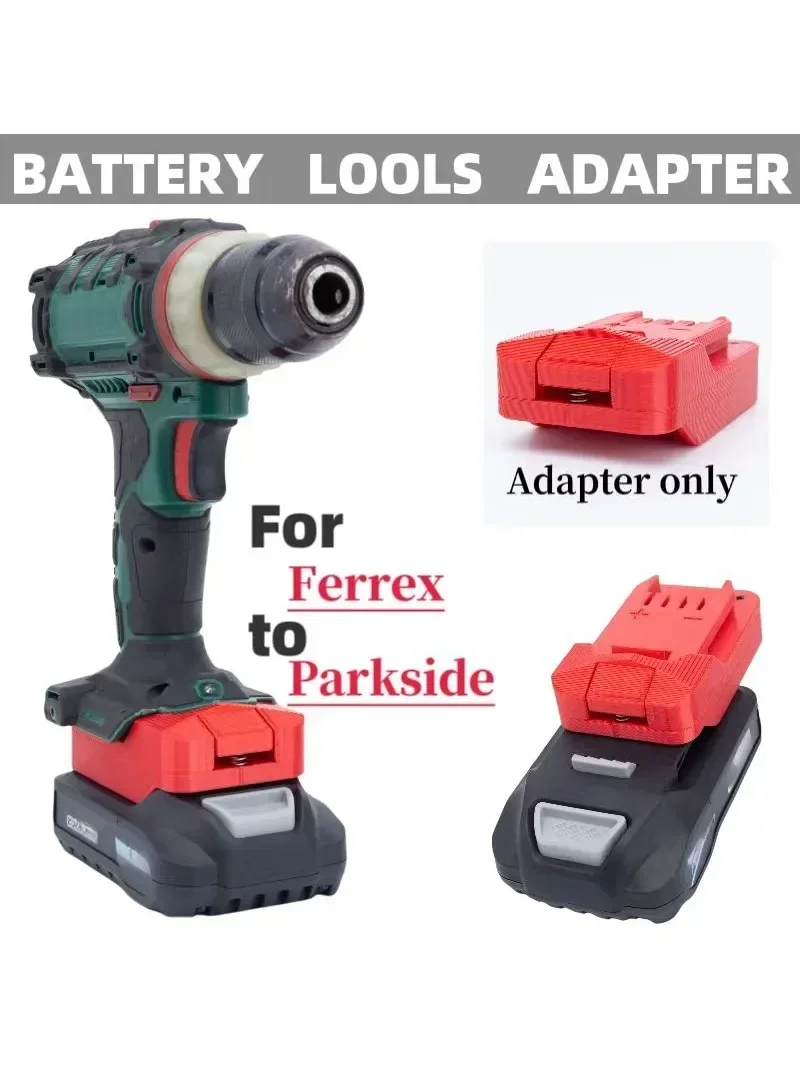 Batteries Converter Adapter For Aldi Ferrex Activ Energy Lithium Convert  To Parkside Lidl Tools Use (without battery and tools)