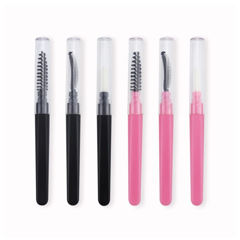 1 Stuks Mascara Stok Eye Lash Borstel Herbruikbare Lip Wimpers Borstels Wimper Extensie Make-Up Tools Met Deksel Accessoires Tools