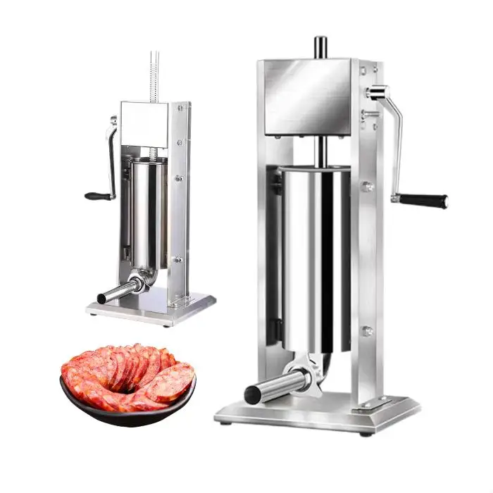 High Quality Manual Vertical Sausage Stuffer Making Equipment Ham Hotdog and Sausage Filler Maker