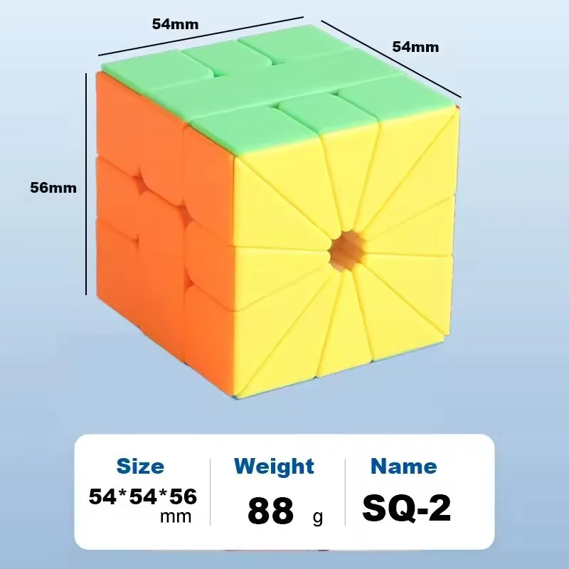 Sengso mr.m SQ-0 SQ-1 SQ-2 cubo de velocidade magnética quebra-cabeça magico cubo quadrado sq0 sq1 sq2 ímãs crianças brinquedos educativos