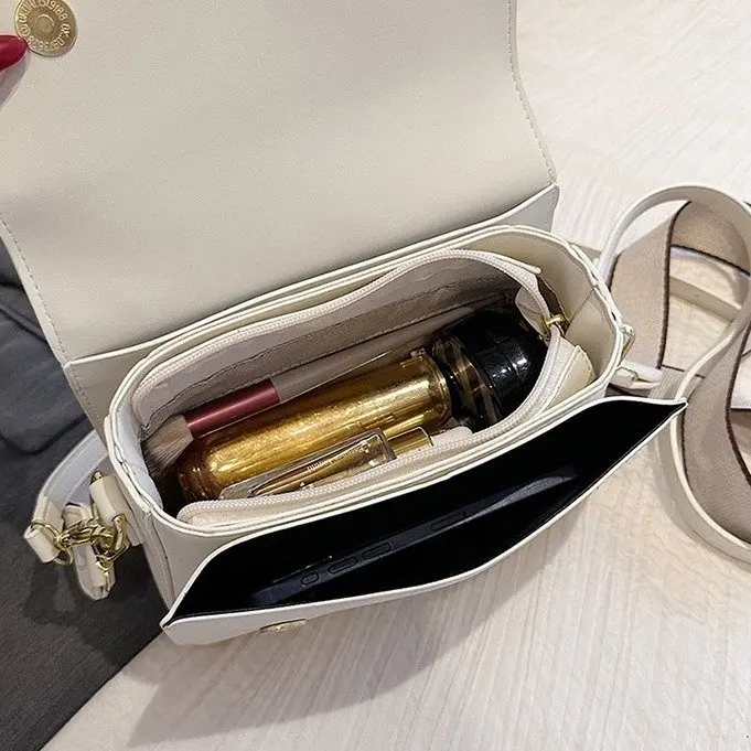 Autunno nuova 2589 tendenza leggera moda di lusso semplice design di nicchia versatile borsa a tracolla per pendolari retrò