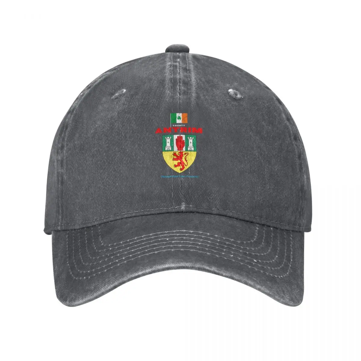 

County Antrim Ireland - Official Crest Baseball Cap Designer Hat Rugby tea Hat Dropshipping Women's 2025 Men's