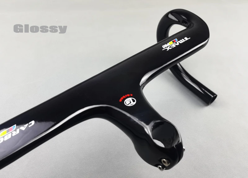 NEW Aero Integrated Road Bicycle Handlebars T800 UD Carbon 28.6mm Black/Matte Glossy 400/420/440mmx90/100/110/120mm