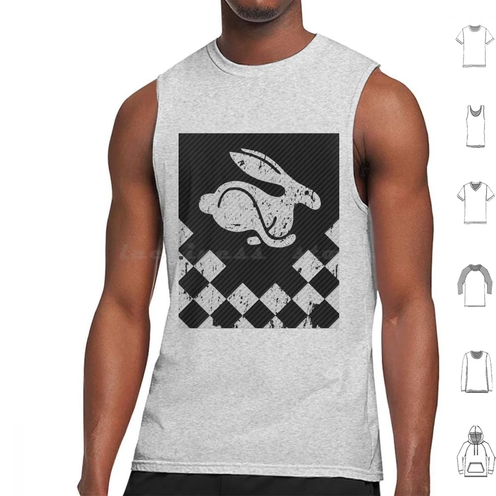 Rabbit Checker Flag Tank Tops Print Cotton Rally Wrc Rally Car Car Golf 2015 Punch Buggy Beetle Mk7 Mk6 Mk5 Mk4 Mk3