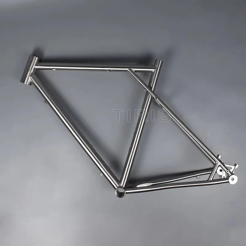 TIRIS-DR3 Road Titanium Bike Frame Cyclocross Touring Bicycle Framework Frameset 700C Custom