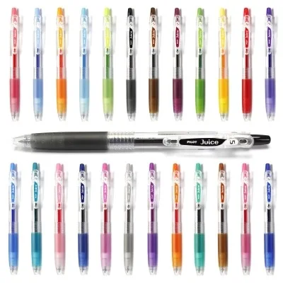 JUICE color gel pen JUICE 0.5mm imported press color pen Glass fountain pen Glass pen