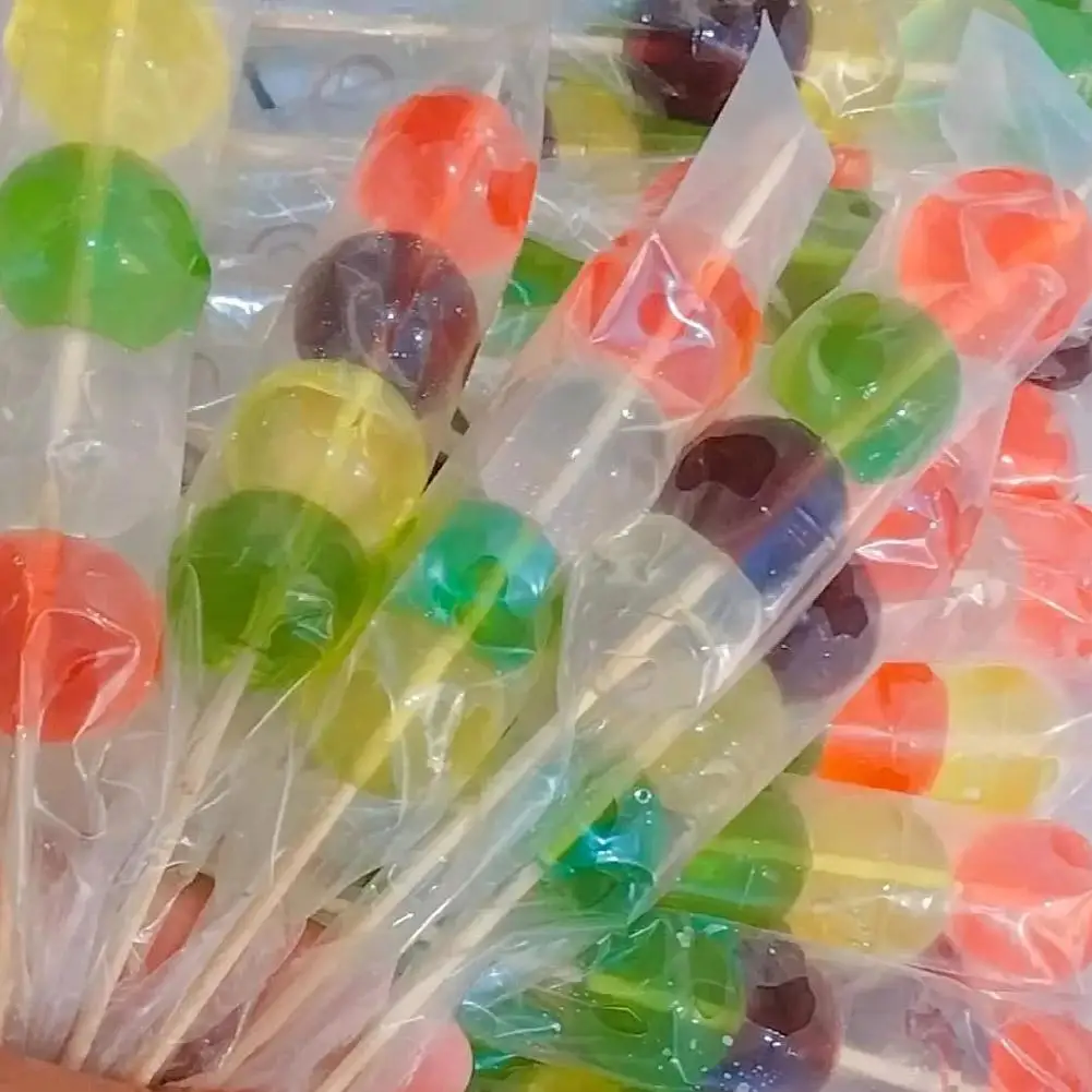 20Pcs Disposable Ice Popsicle Mold Bags Homemade Ice Lolly Bags BPA Free Freezer Tube With Zip Seals For Yogurt Party Favors