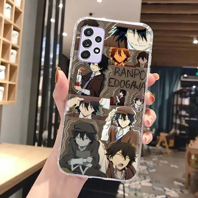 Anime Bungou Stray Dogs Phone Case Cover For Samsung Galaxy A55 A54 A52 A53 A15 A14 A12 A13 A25 A24 A22 A23 A35 A34 A32 A33 A04S