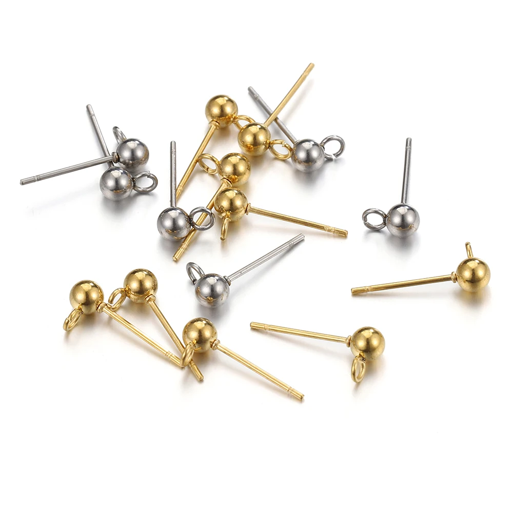 10–100 Stück Edelstahl-Ohrstecker, Ohrstecker für DIY-Ohrstecker, Schmetterlingsohr-Rücken, Schmuckherstellung – Detail 7