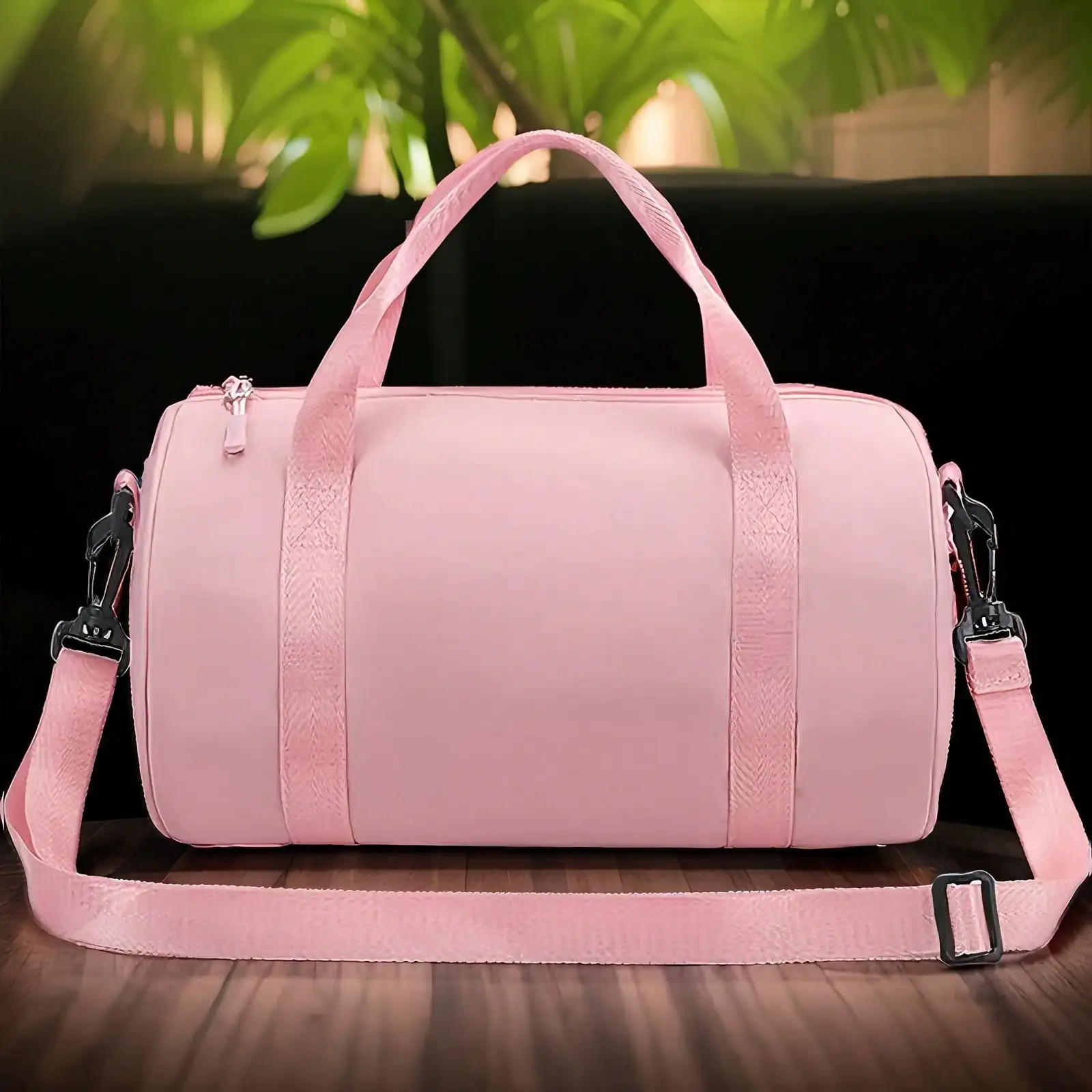 Mini Gym Bag Small Barrel Duffle Crossbody Tote For Women Men Workout Bag Lightweight For Weekender Travel Sports Yoga Fitness Dance image 5