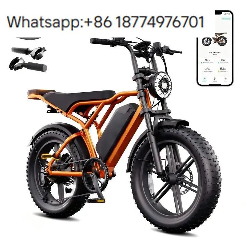 

Оптовая продажа напрямую с завода: Электрический велосипед 48В с полной подвеской, 20-дюймовыми литиевыми шинами, 7 скоростями и толстыми покрышками для взрослых