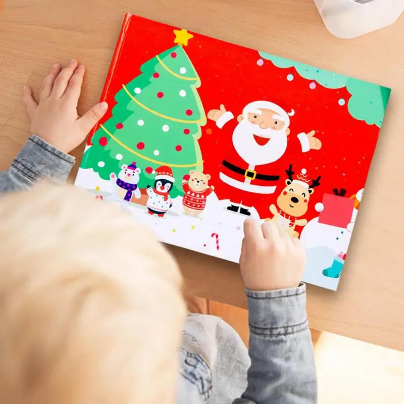 

Christmas Jelly Sticker Book Jelly Sticker Book Learning Toys Christmas Stickers Reusable Sticker Books Toddler Toys Christmas