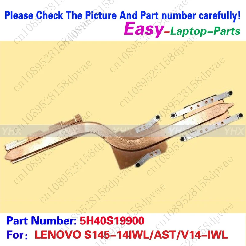 

GYX New For LENOVO S145-14IWL/AST/V14-IWL COOLING HEATSINK 5H40S19900