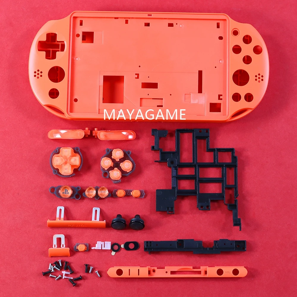 1set Positive Full Housing Shell Case for Sony PSVita2000 Side Shell Cover With Buttons For PSV2000 Game Controller
