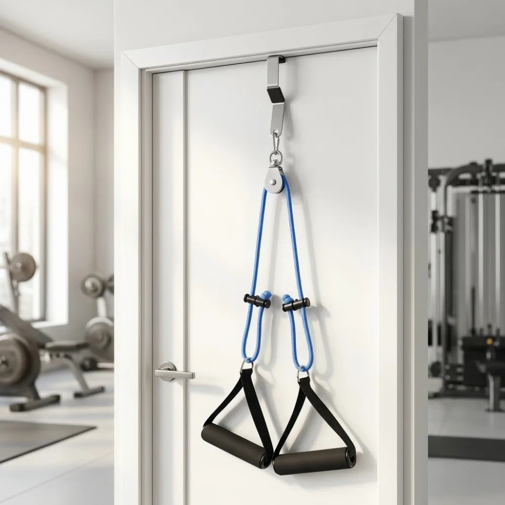 2M Shoulder Training Pulley Effective Adjustable Shoulder Exercise Tool Portable Lightweight Neck Shoulder Exerciser