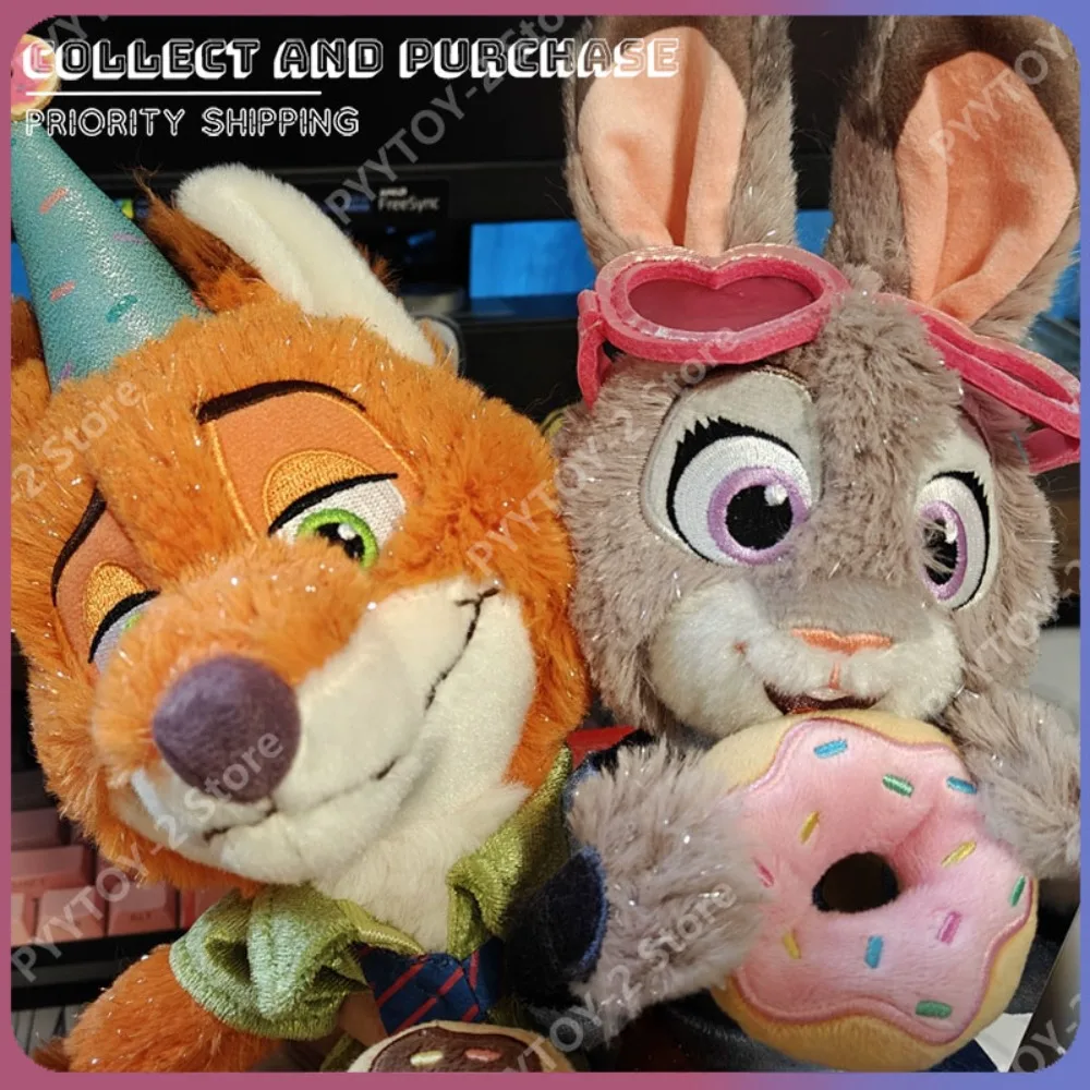 

Disney Mickey Minnie Plush Toy Cute Cartoon Soft Stuffed Doll Accompanying Dolls Room Decorative Collectible Toys Birthday Gifts