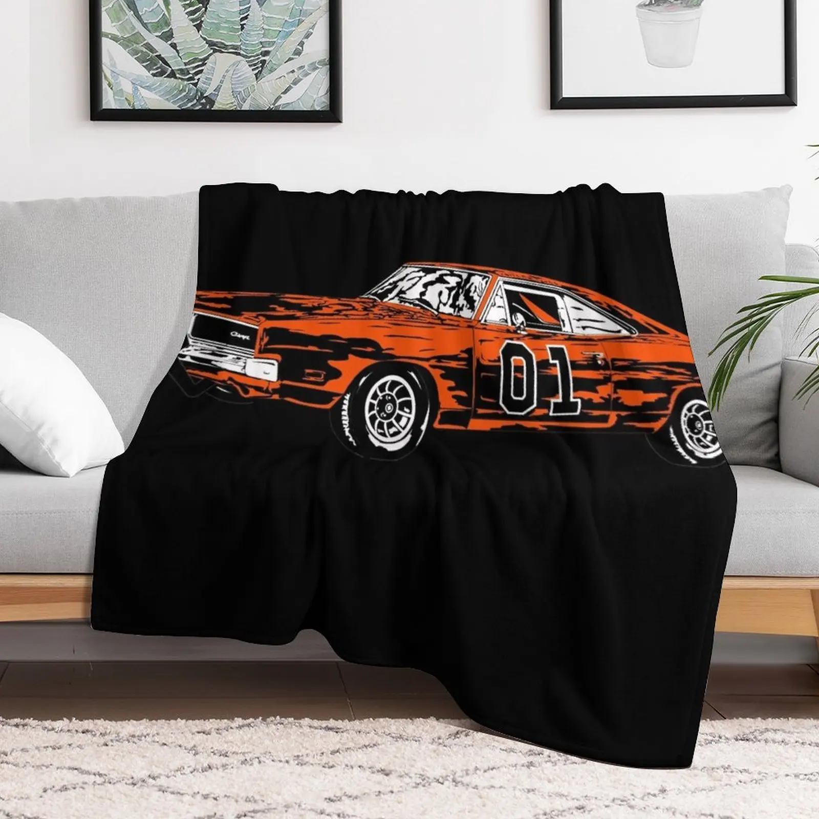 The Dukes Of Hazzard General Lee Throw Blanket Nap Blankets For Baby Blankets