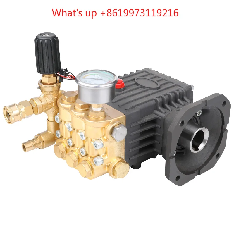 2026 High Pressure Washer Pump PC-1026 Brass Forged Triplex Plunger Pump 130-250bar 11-15.4LPM Ceramic Piston Pump Hollow Shaft