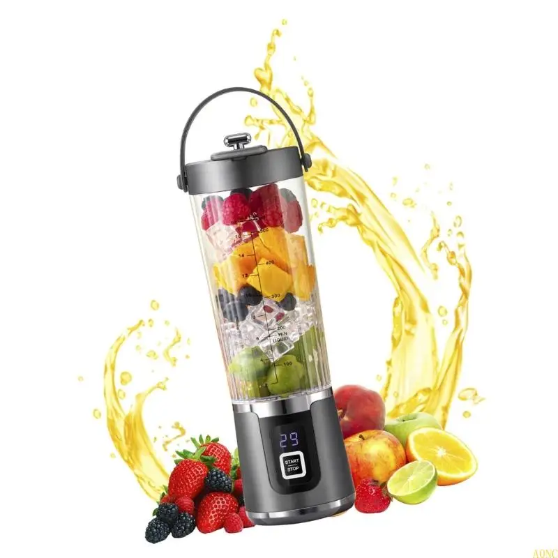 خلاط A0NC المحمول للهزات وعصير خلاط عصير الفاكهة الخلاط القابل لإعادة الشحن