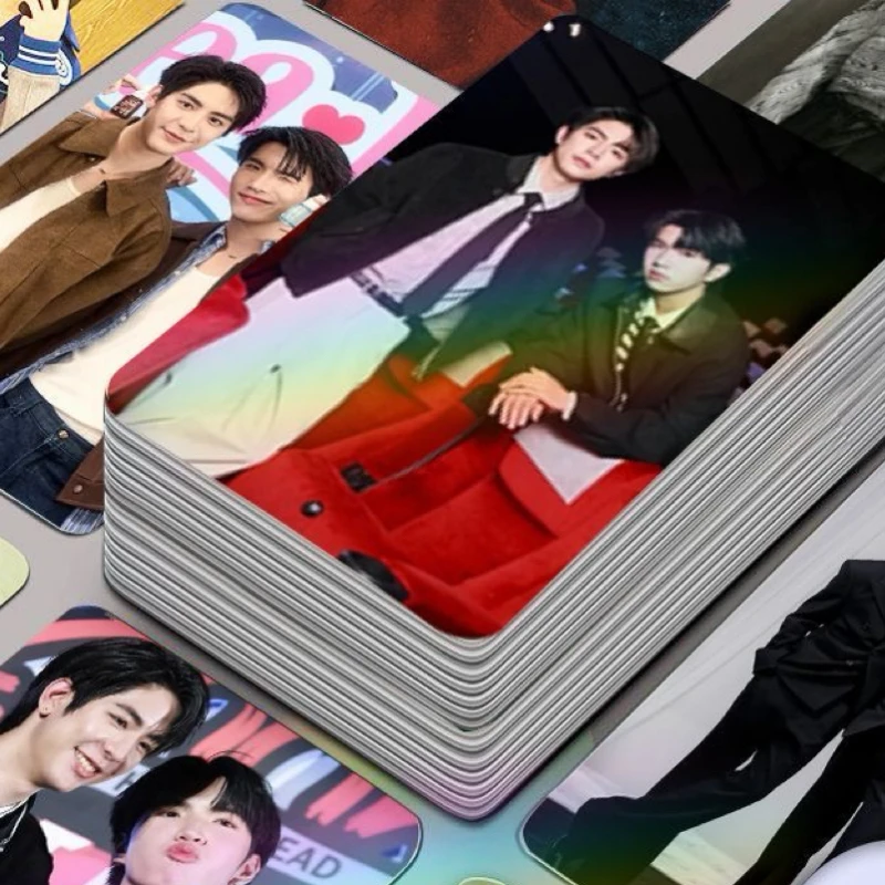 

30/50PC No Repeat Seakeen Thai TV Head 2 Head Only Boo Series Hi By My Luck Drama Stills Double-sided Printing 3 Inch Card