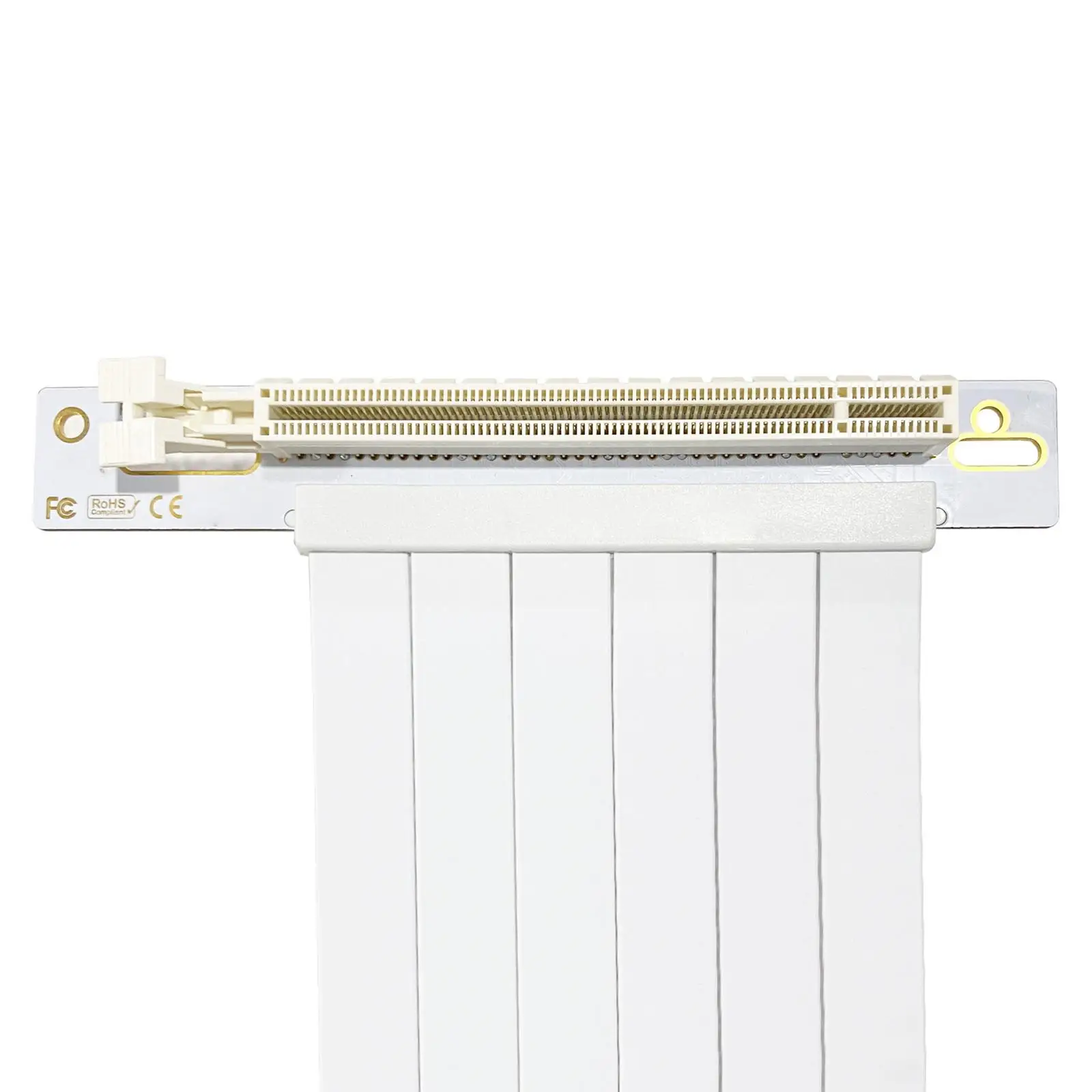 Imagem -06 - Suporte de Suporte de Placa Gráfica Vertical Montagem Gpu Kit de Suporte para Placa de Vídeo Vga Pcie3.0 Riser Cabo Branco