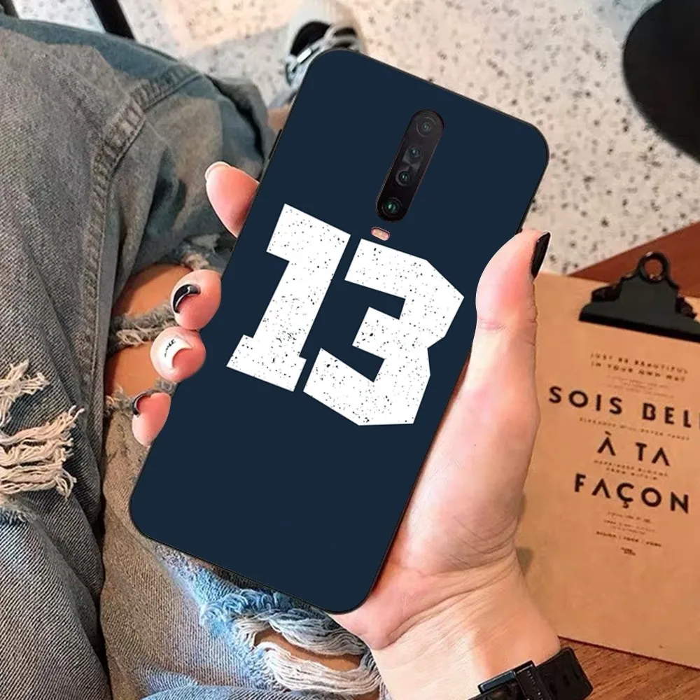 lucky number 13 Phone Case For Redmi 5 6 7 8 9 10 plus pro 6 7 8 9 A GO K20 K30 K40 pro plus F3 Fundas image 3