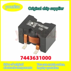1Pcs/Lot Original genuine patch 7443631000 21.5x21.8x14.5 10uH 16A ±15% flat copper wire high current flat wire inductor