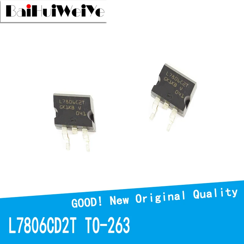 10PCS/LOT L7806CD2T L7806C2T L7806 TO-263 MOSFET MOSFT Three-terminal Voltage Regulator SMD New Good Quality Chipset
