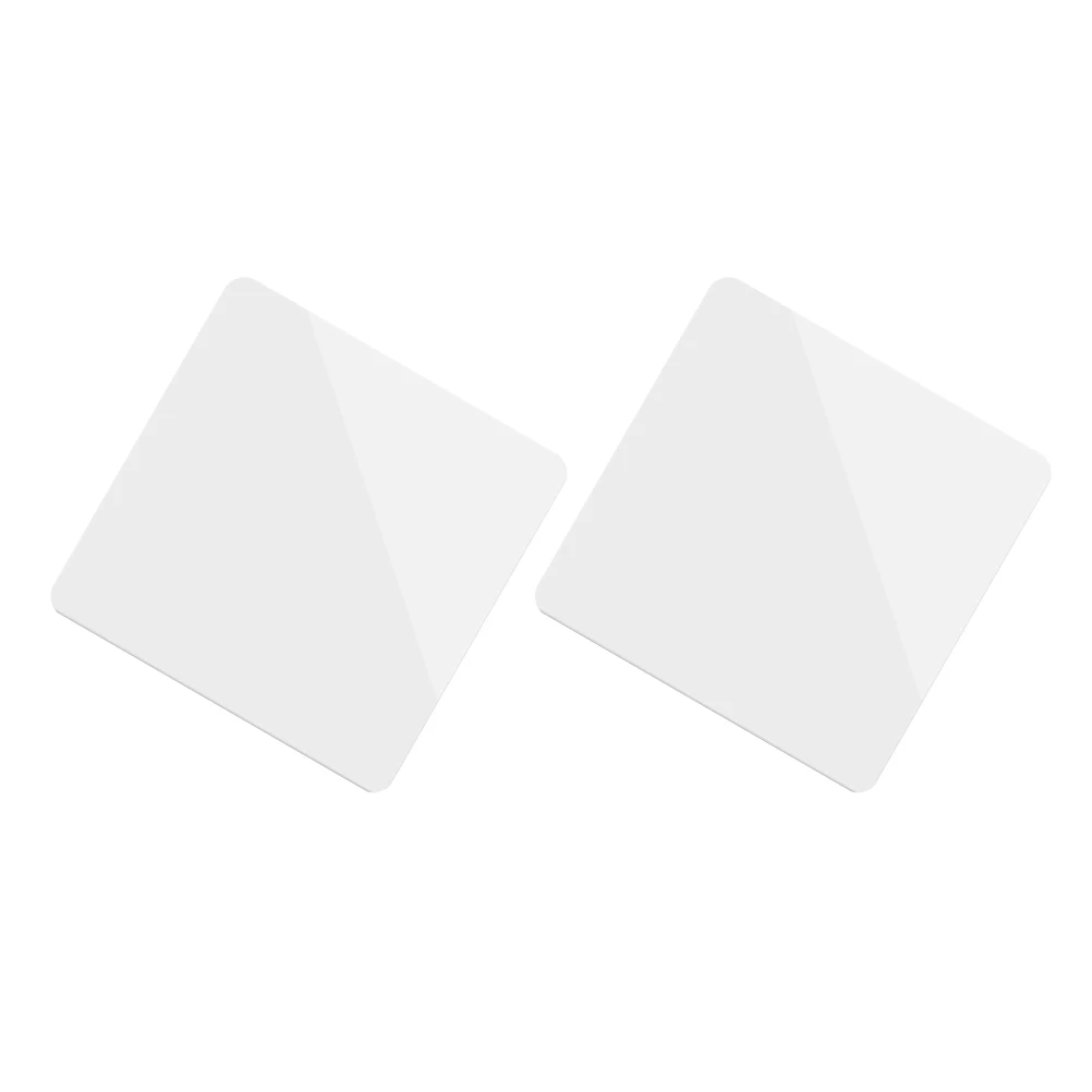 

2 Pcs Photo Board Props Backdrops Photography Reflection Plate Acrylic Jewelry Mirror Studio