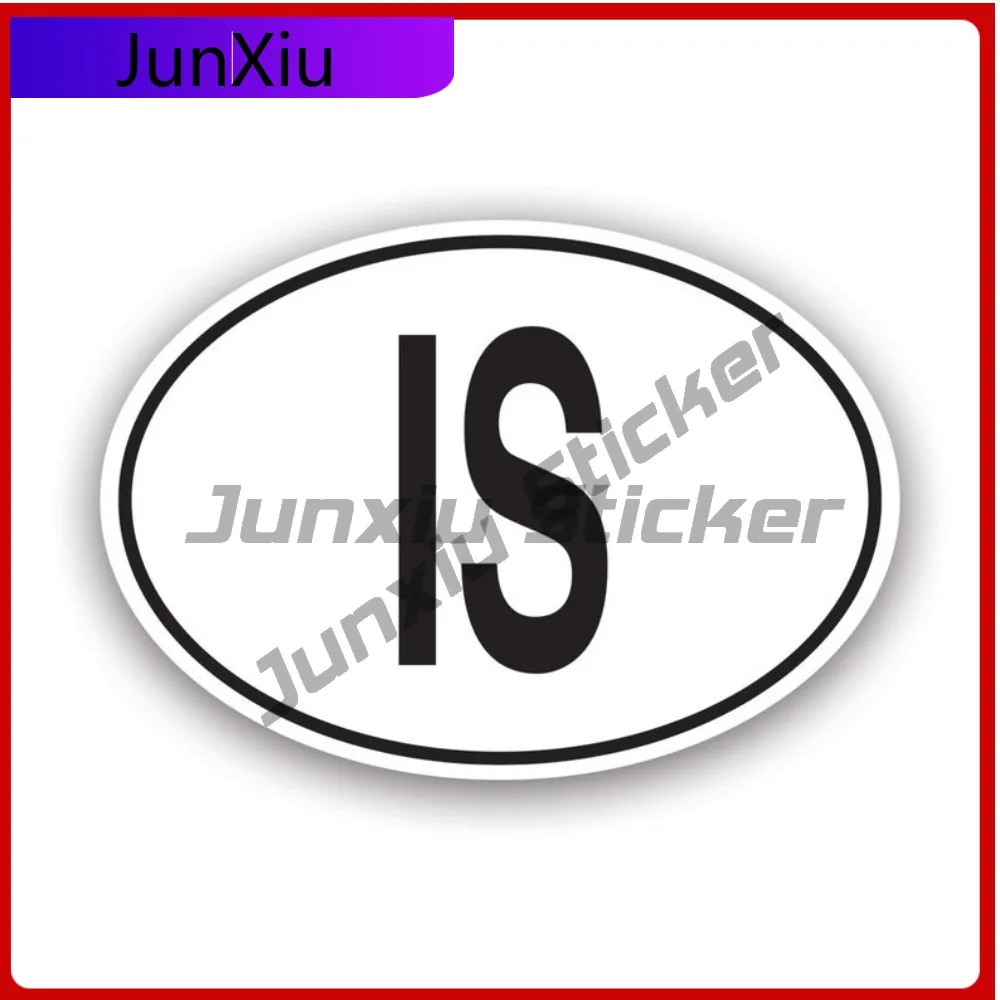 

Is Iceland Country Fade Resistant Waterproof Sport For Car Body Helmet Motorcycle No Residue Easy To Remove Decoration Sun