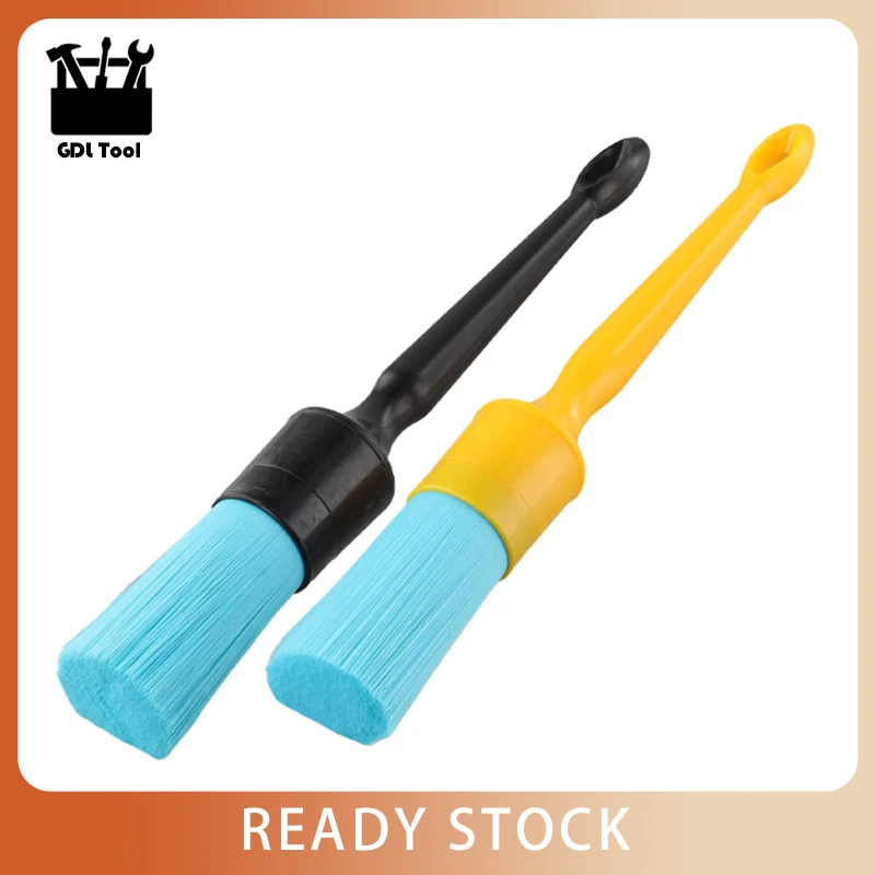 Car Detailing Brush Soft Auto Detail Brush for Cleaning Interior Exterior Dashboard Rims Wheel Lug Nuts Engine Duster Brush