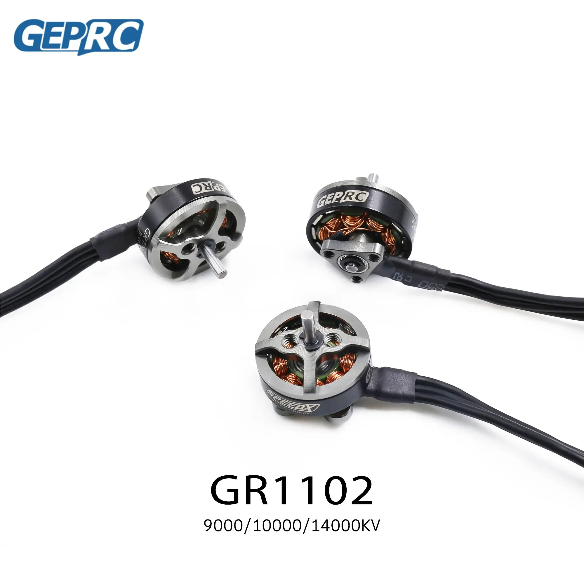 4PCS GEPRC GR1102 1102 10000KV 2S Brushless Motor 4-Hole 1.5mm Shaft