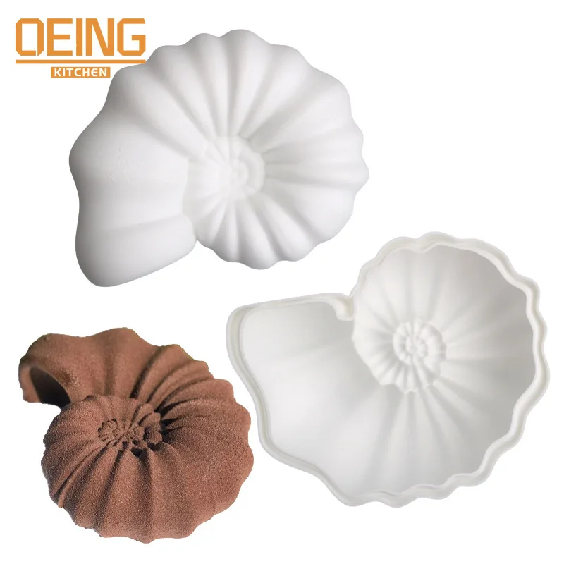 

3D Conch Cake Silicone Mold For Chocolate Mousse Dessert Jelly Fondant Baking Mold Kitchen Decoration Baking Tray Supplies