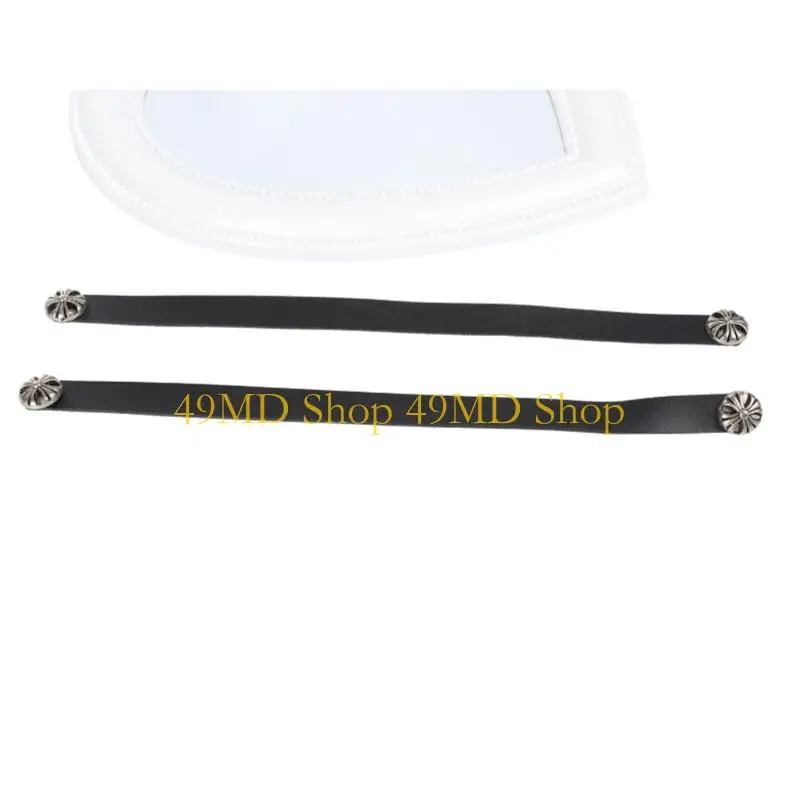 

49MD Punk Bands Braided For Fedora Cowboy Hat Panamas Band Adjustable Hat Bands