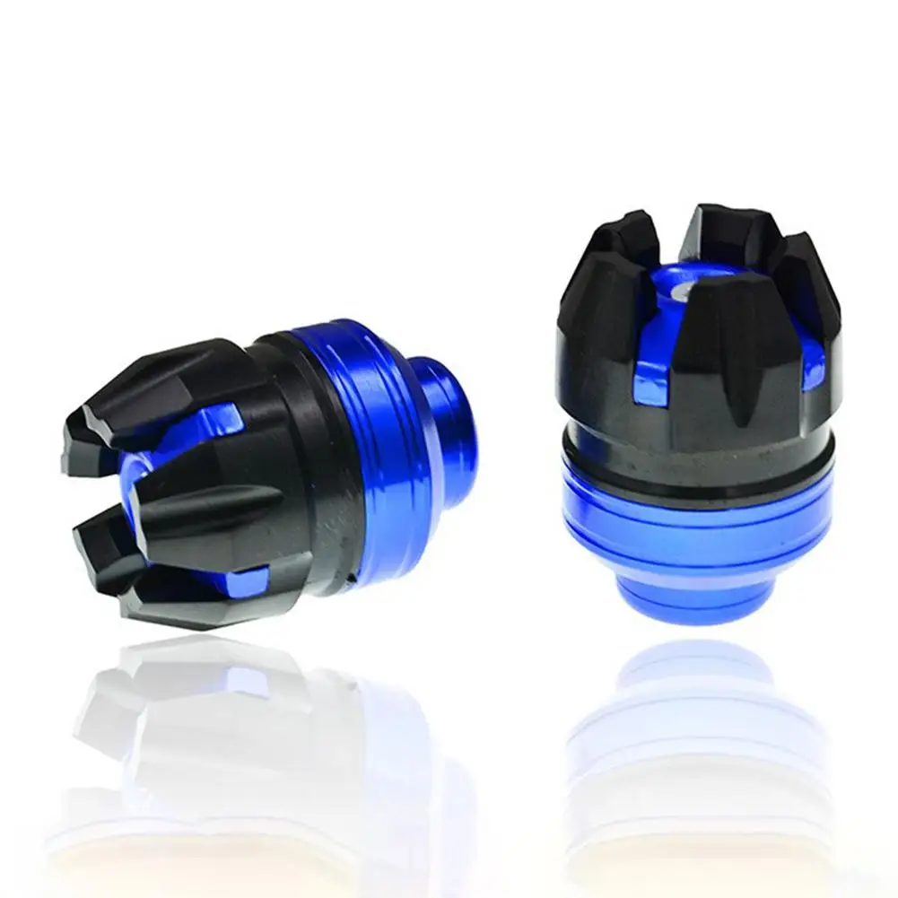 Crash Fork Cup Anti Collision Anti-fall CNC Frame Shock Cup Slider Wheel 2PCS Motorbike Motorcycle Pads 68*51mm